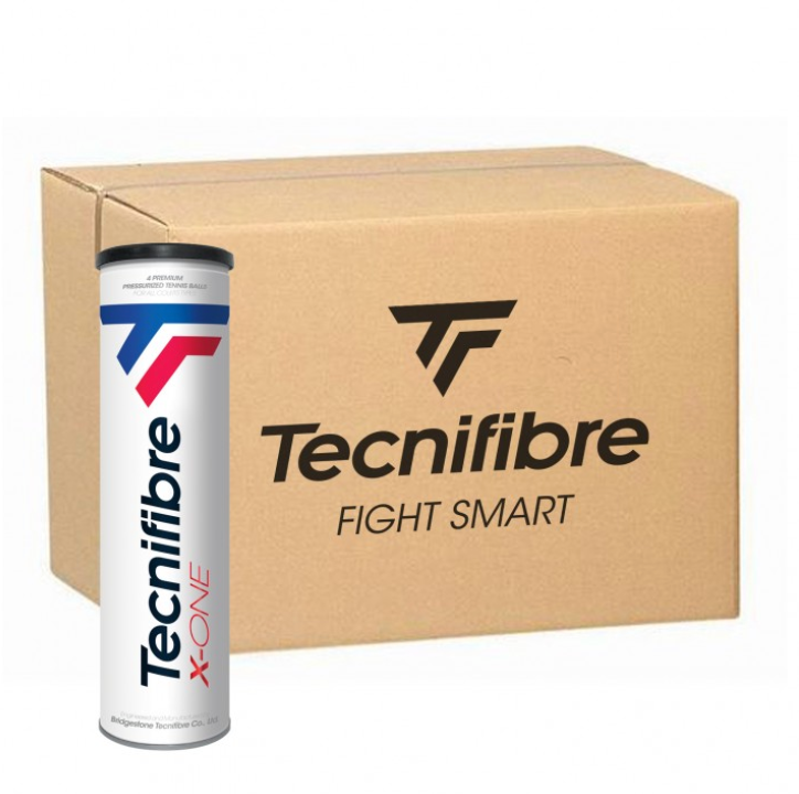 Tecnifibre X-One 4 Ball Can - 18 Can Case